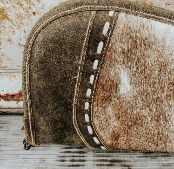 11”  Case Cowhide in brown Leather cowhide