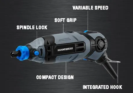 1.2-Amp Rotary Tool with 62 Accessory Attachments and Carrying Case