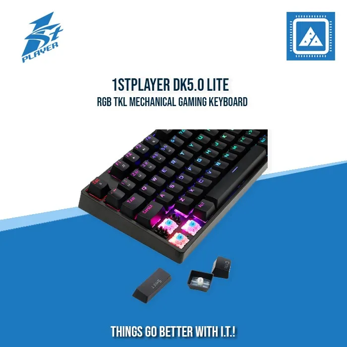 1STPLAYER DK5.0 LITE RGB TKL MECHANICAL GAMING KEYBOARD