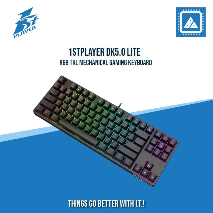 1STPLAYER DK5.0 LITE RGB TKL MECHANICAL GAMING KEYBOARD