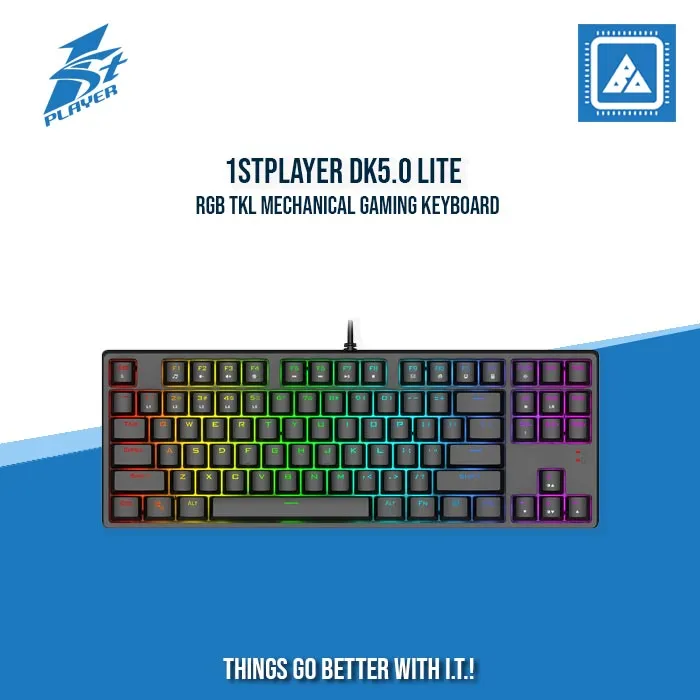 1STPLAYER DK5.0 LITE RGB TKL MECHANICAL GAMING KEYBOARD