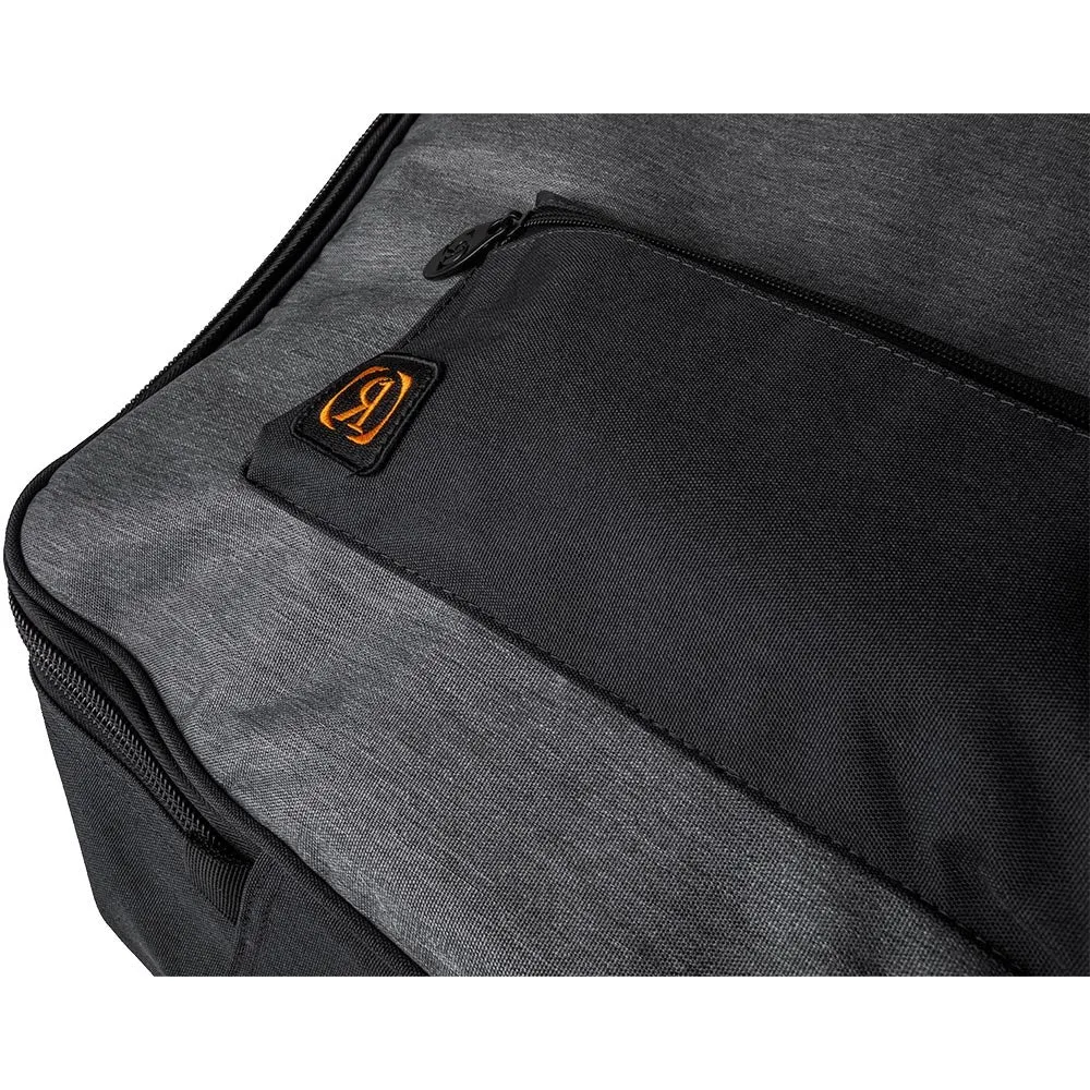 2025 Ronix Collateral Non Padded Board Case - Heather Charcoal / Orange