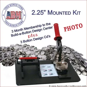 2.25" Mounted Photo Button Making Kit