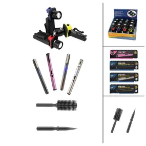 36 Units Thunder Light, Pain Pen Stun Guns and Hair Brush Comb with Hidden Dagger