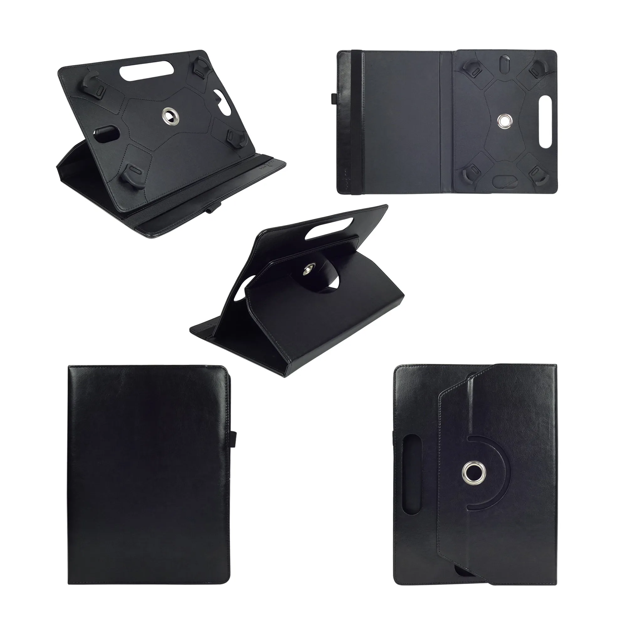 360° Rotating Universal Tablet Case - Black