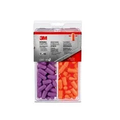 3M™ Disposable Earplugs, 92059H80-DC, Multicolor, 80 pairs/pack, 6
packs/case