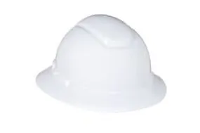 3M™ Full Brim Hard Hat H-801R, White 4-Point Ratchet Suspension, 20
EA/Case