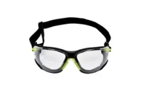 3M™ Solus™ Protective Eyewear 1000 Series S1201SGAF-SKT, Foam, Strap,
Green/Black, Scotchgard™ Anti-fog Lens 20 EA/Case