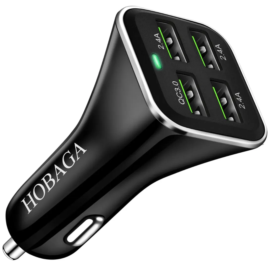 4-Port QC 3.0 48W Usb Car Charger Adapter