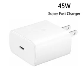 45W USB-C Wall Charger with Fast Charge PD Adapter for iPhone 12/12 mini/12 Pro/12 Pro Max/11/11 Pro/Pro Max/14/14 Pro/14 Plus/15/15 plus/15 pro/15 pro max