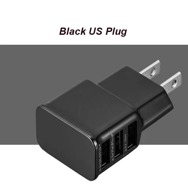 5V 2.4A 3 Ports USB Phone Charger Plug