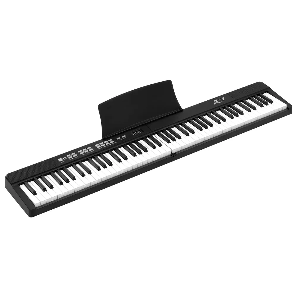 88-Key Foldable Electric Piano w/ MIDI-USB, Bluetooth - Alpha