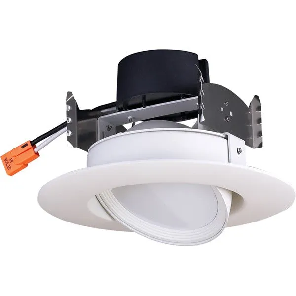 9.5W LED 120V 4in. Gimbal Retrofit Downlight 40' Beam Spread 4000K Cool White