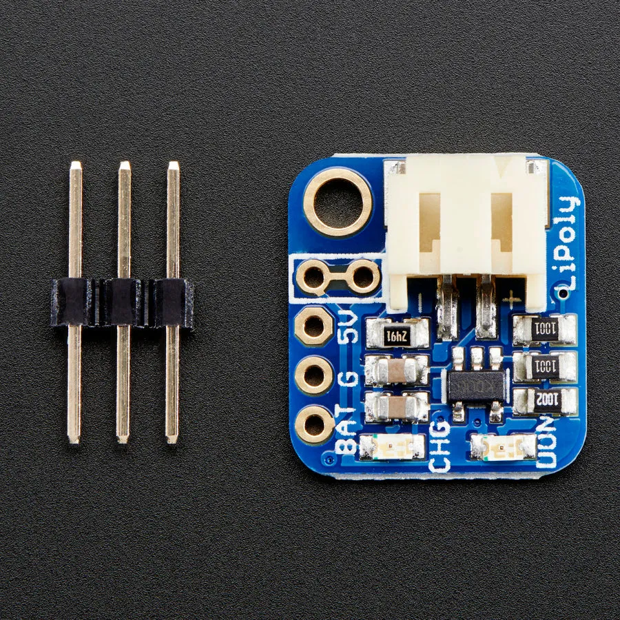 Adafruit LiIon/LiPoly Backpack Add-On for Pro Trinket/ItsyBitsy