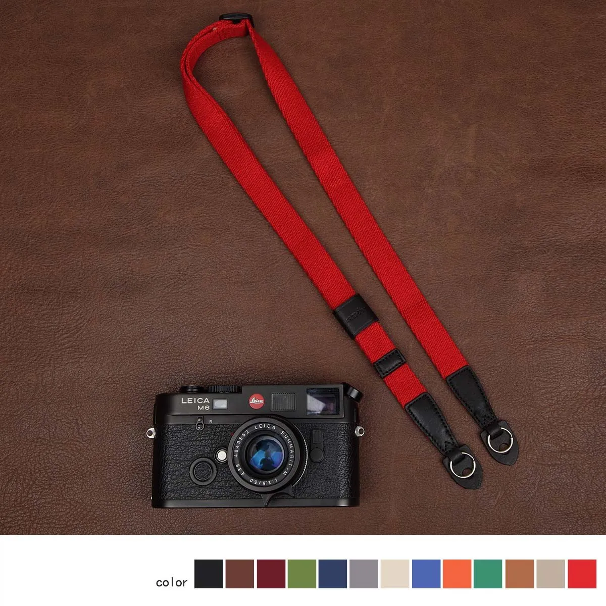 Adjust DSLR Handmade Leather Camera Strap CS164