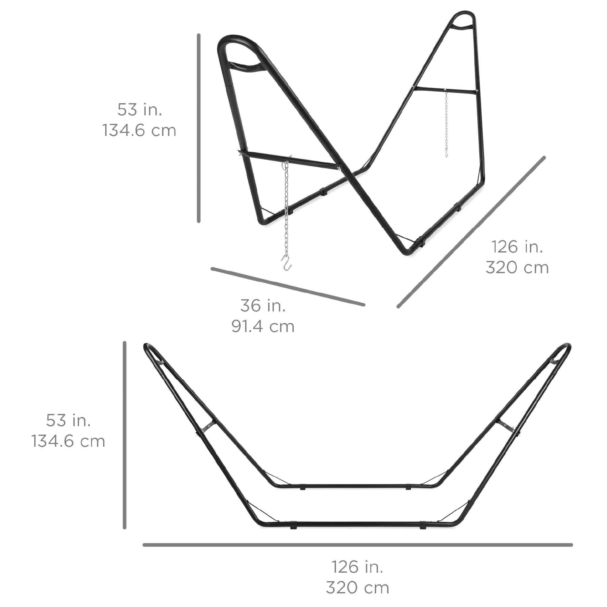 Adjustable Hammock Stand for Hammocks 9 to 14ft