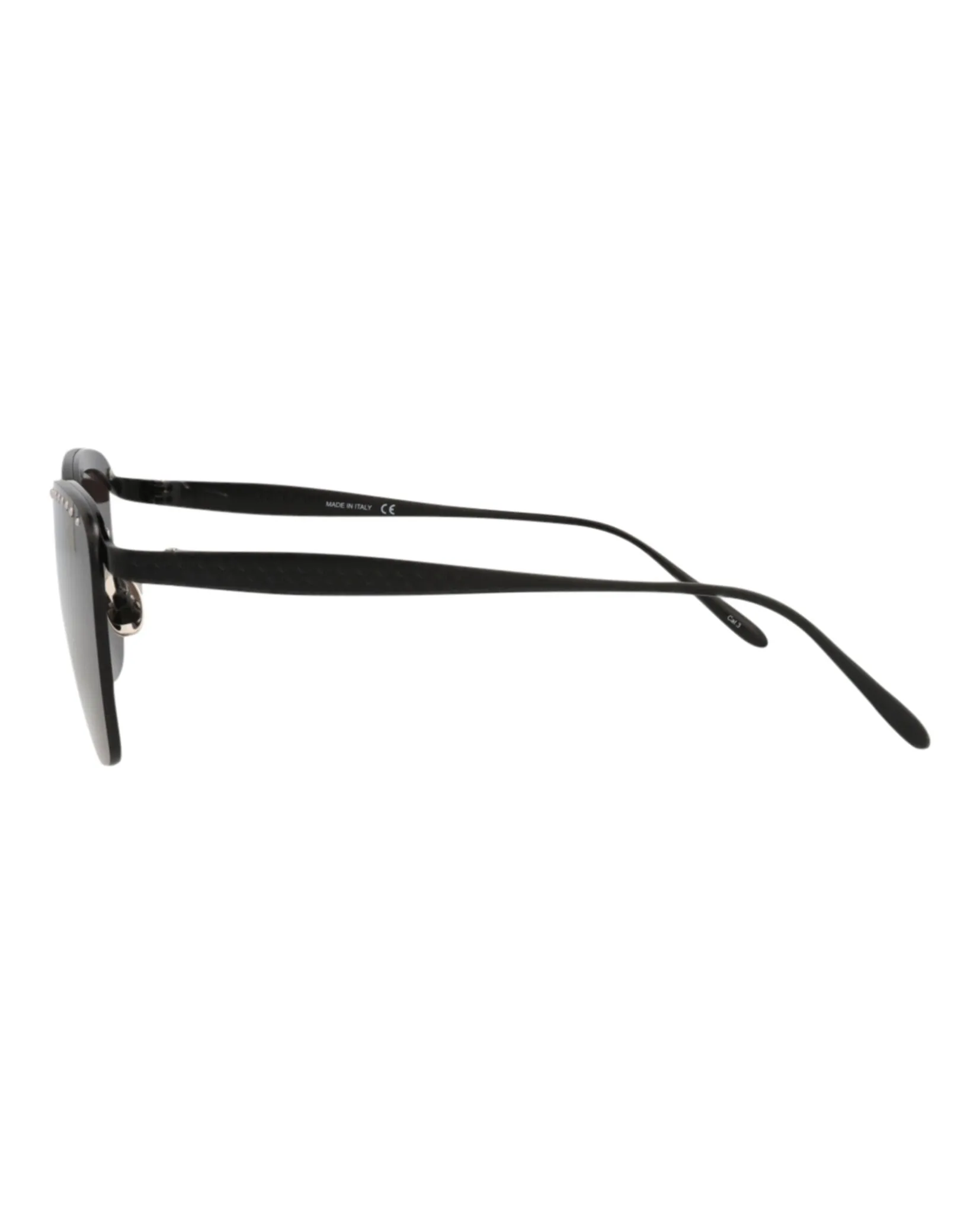 Alaia Square-Frame Metal Sunglasses