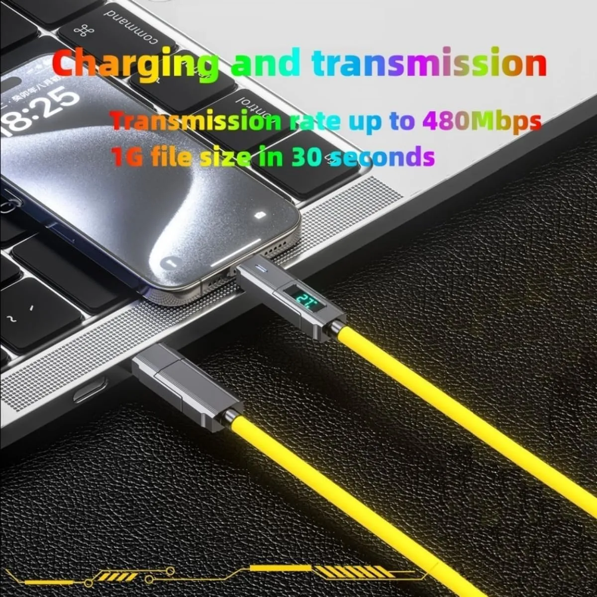 ANDOWL  QSJ534 4 in 1 Data Cable