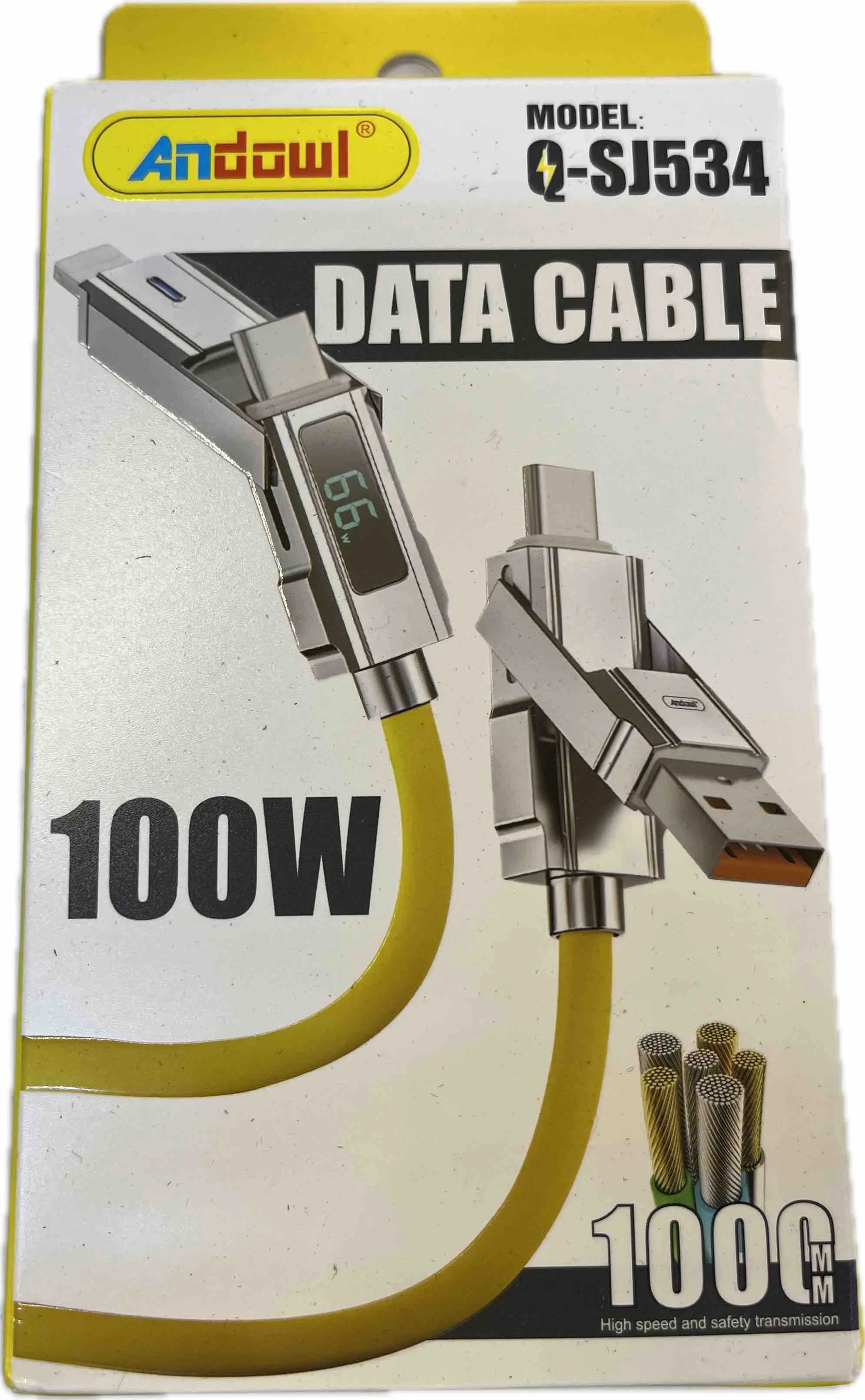 ANDOWL  QSJ534 4 in 1 Data Cable