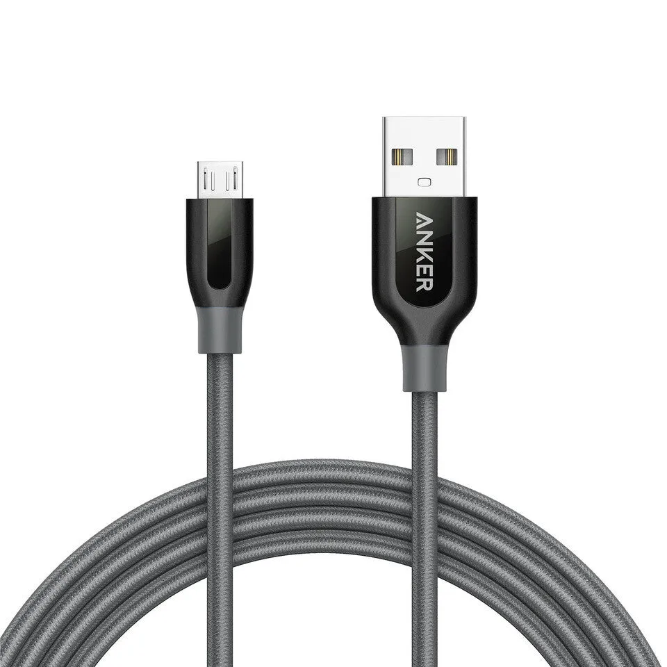 Anker PowerLine  USB cable 1.8 m USB A Micro-USB B Grey