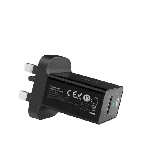 Anker PowerPort  1 with QC3.0 and IQ (Black) ANK-A2013-BK