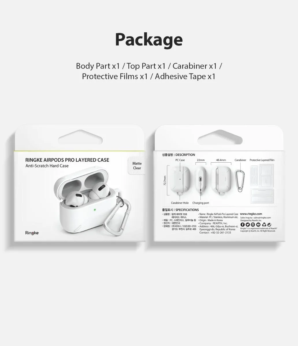 Apple AirPods Pro Case White By Ringke