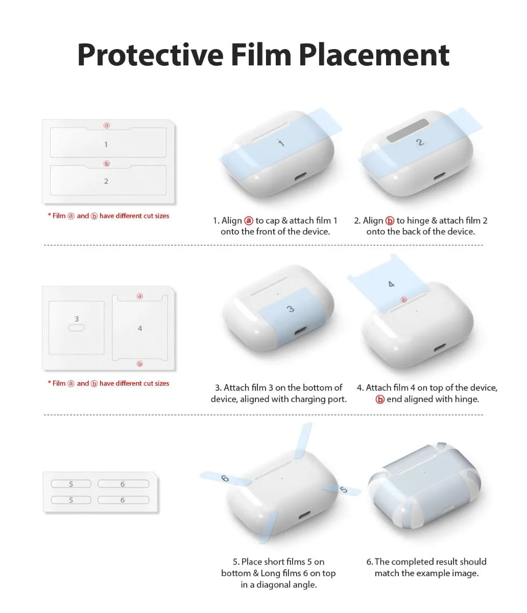 Apple AirPods Pro Case White By Ringke