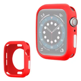 Apple Watch Series 3/2/1 38mm candy color silicone frame - Red / White