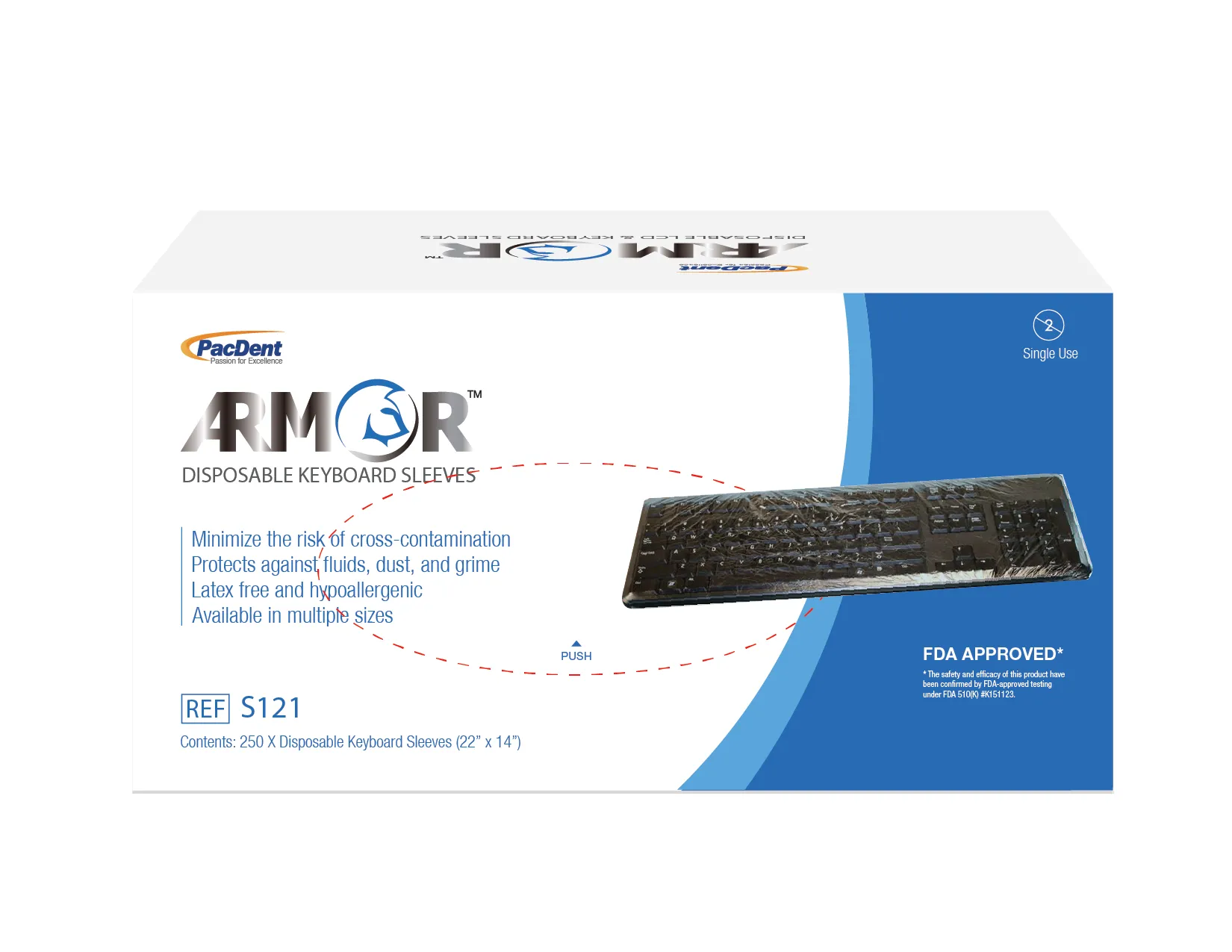 Armor™ Disposable Protective Keyboard Sleeves