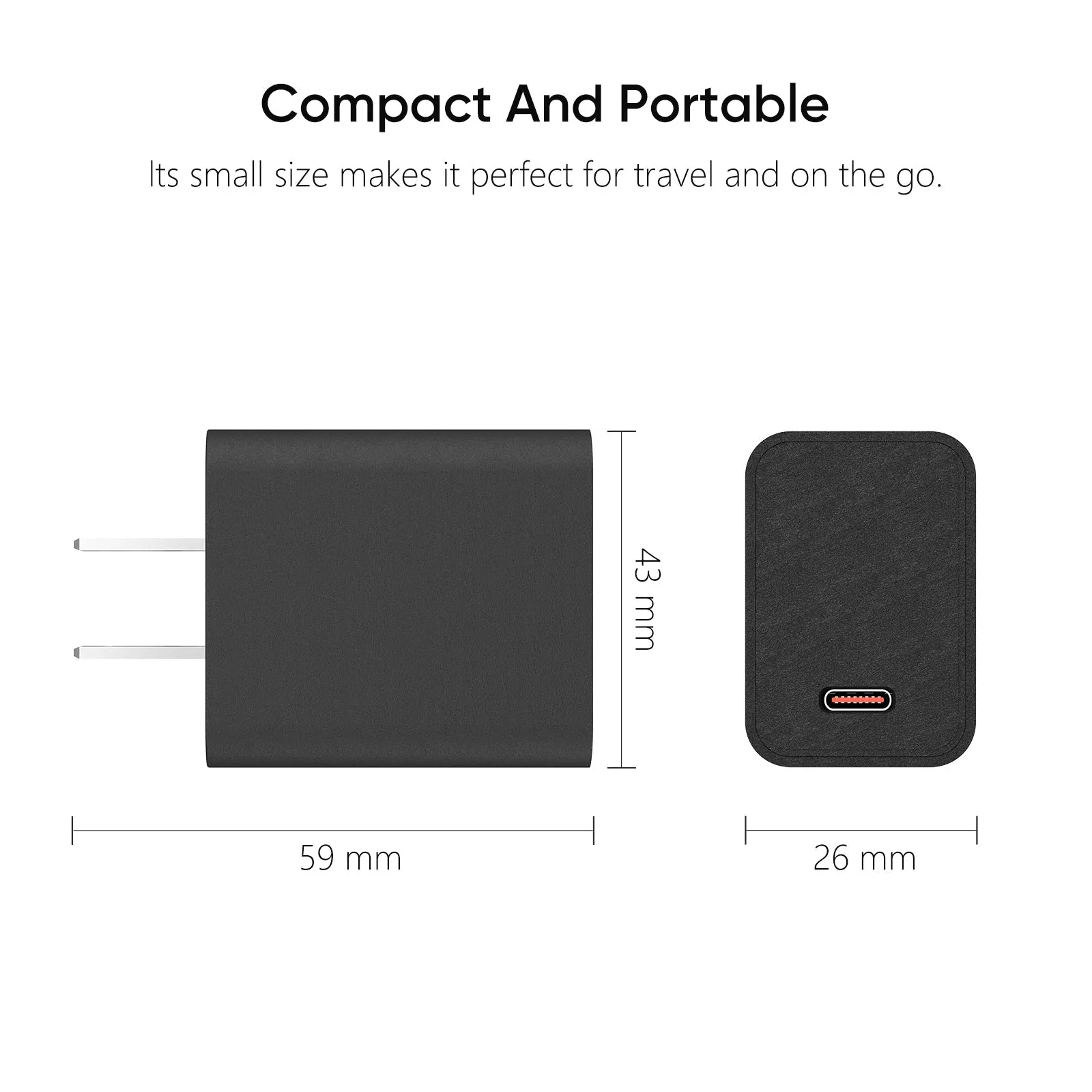 Arzopa 30W USB C Power Adapter