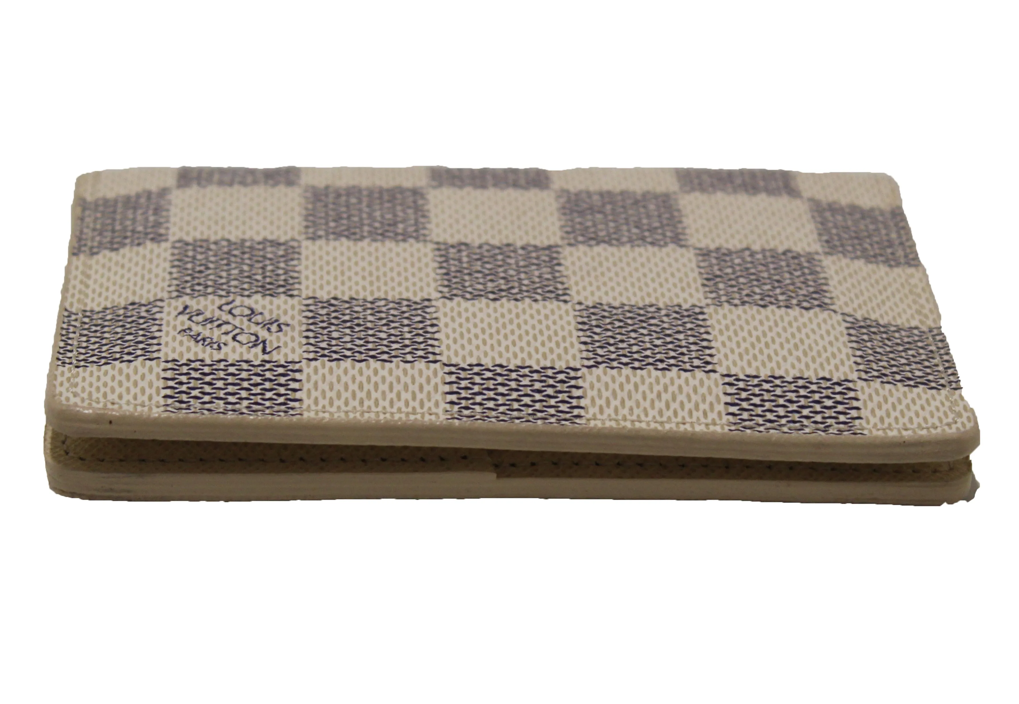 Authentic Louis Vuitton Damier Azur Canvas Pocket Organizer Card Holder