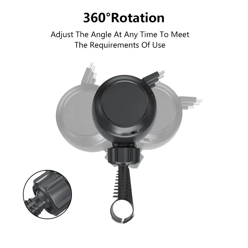 BackSeat Charging Station - 3 in 1 Auto-Retract Multi Charger