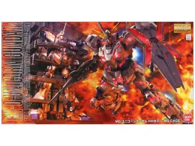 Bandai Unicorn Gundam HD Color   MS Cage MG 1/100 Model Kit (Damaged Box)