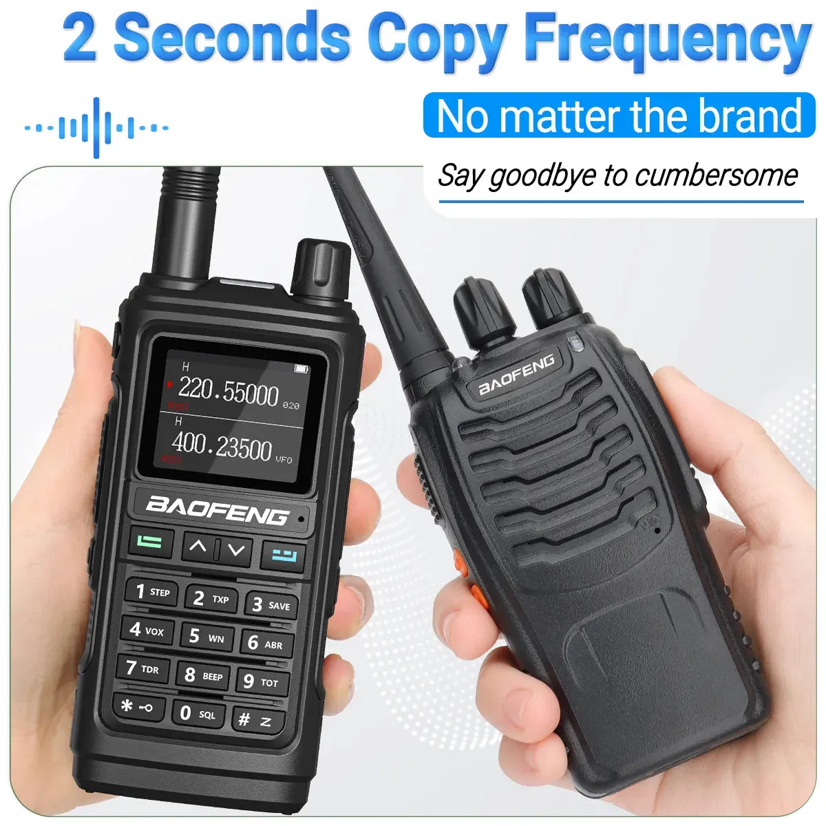 BaoFeng UV-17 Pro V2 Walkie Talkie Wireless Copy Frequency 16 KM Long Range Waterproof Poweful Two Way Radio UV-5R S22 Ham Radio