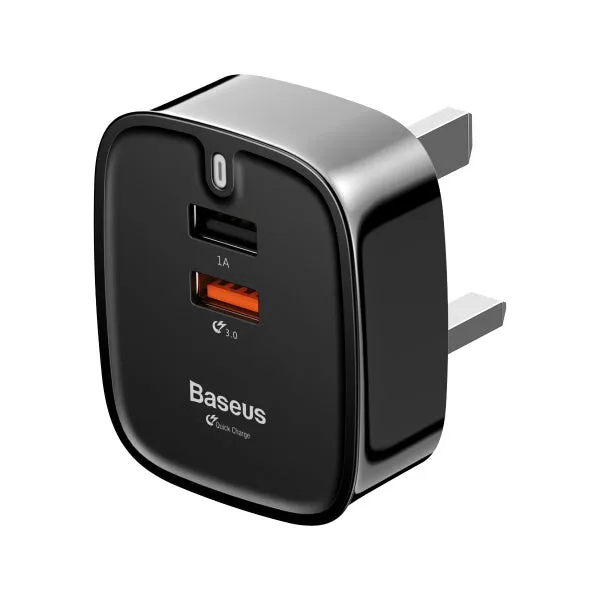 Baseus Funzi Dual USB 3.0 Quick Charging Wall Charger (UK)