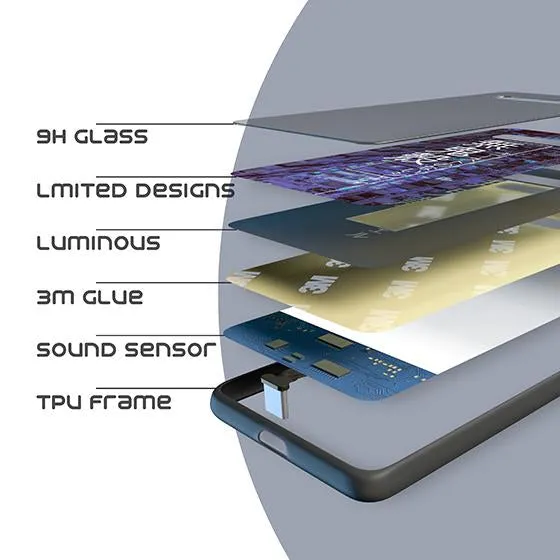 Blue Industrial LED Case for Samsung