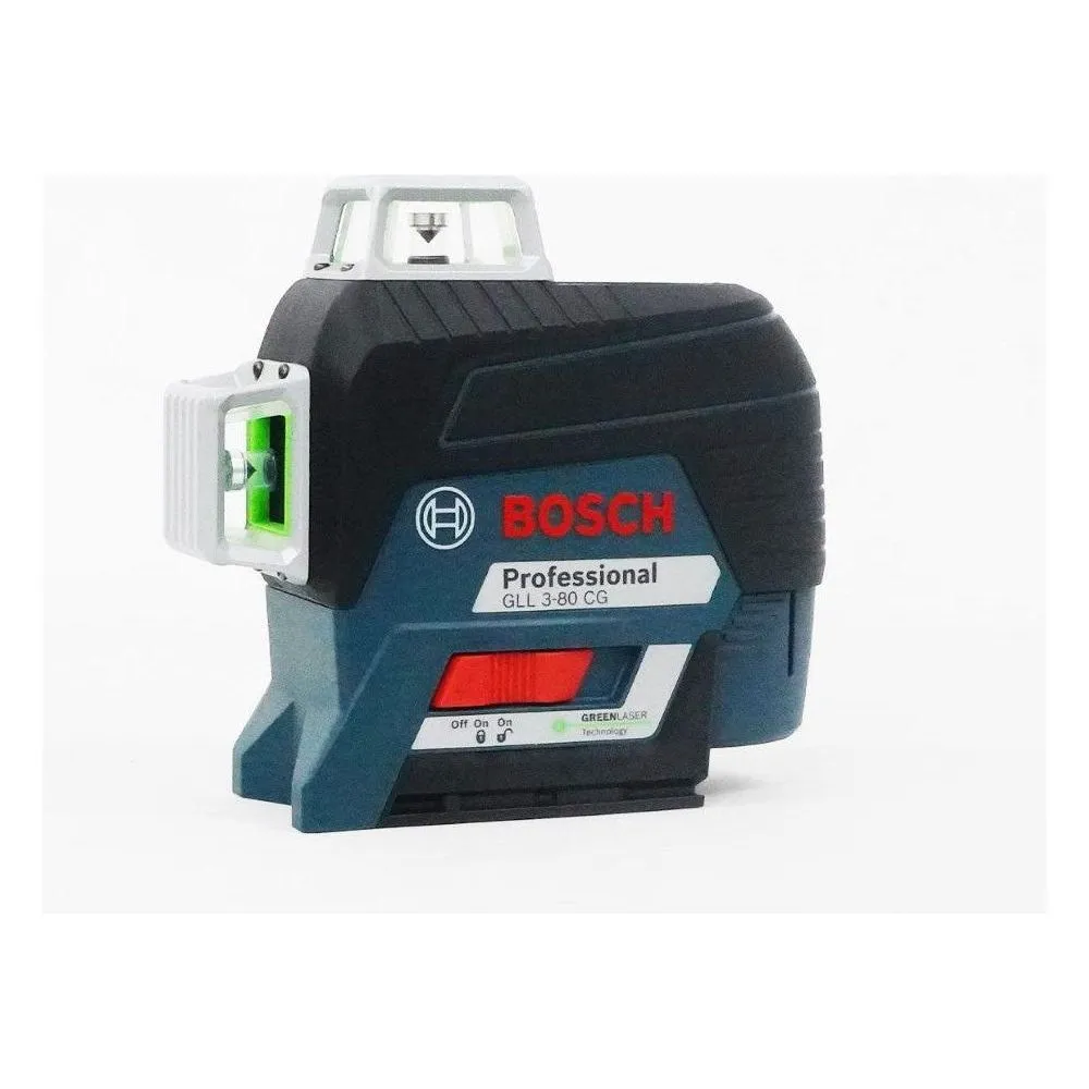 Bosch GLL 3-80 CG Line Laser Level (Green Laser) [3x 360° Lines] (100 meters)