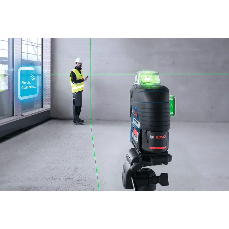 Bosch GLL 3-80 CG Line Laser Level (Green Laser) [3x 360° Lines] (100 meters)