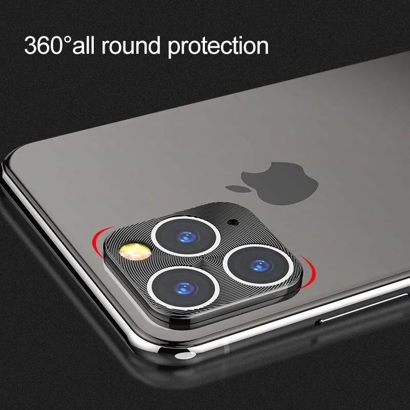 Camera Lens Protector For iPhone 11 Pro XS Max XR X Case Metal Phone Lens Protective Ring Cover For iPhone X XR XS 11 Pro Case