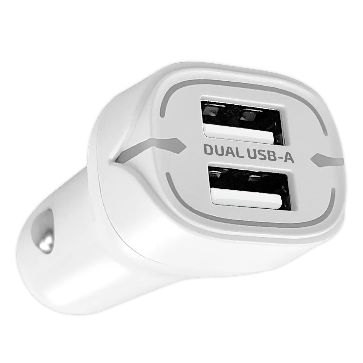 Car Charger with Dual USB Ports 2.4 Amp - 3 Pieces Per Pack 24632