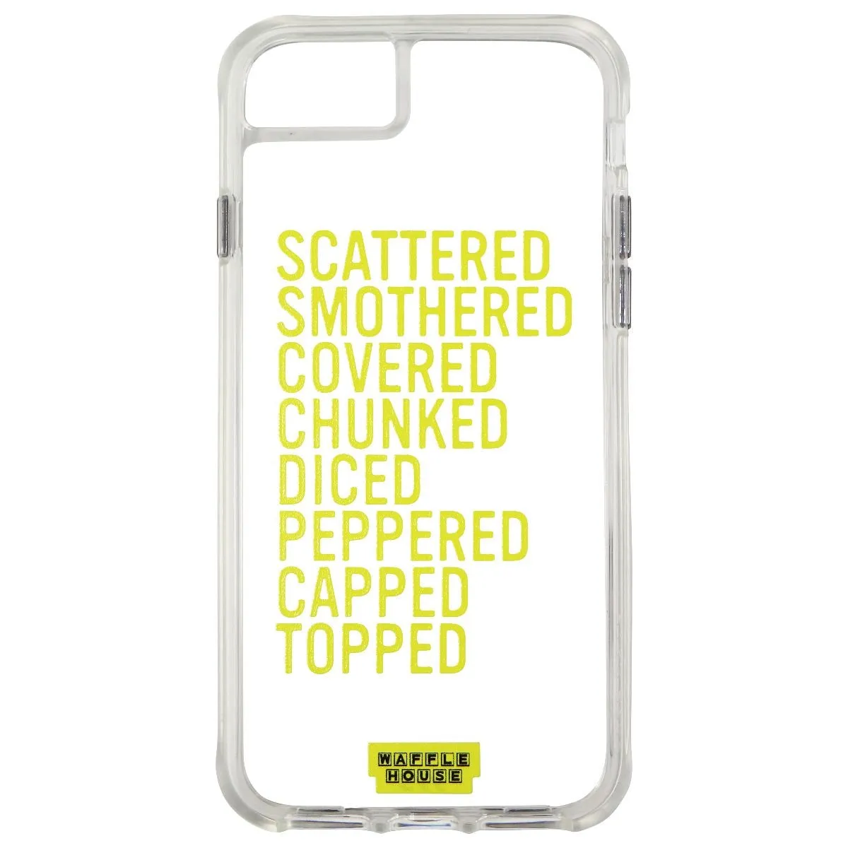 Case-Mate Waffle House Case for iPhone SE (2nd Gen) / 8 / 7 - Hashbrowns Clear