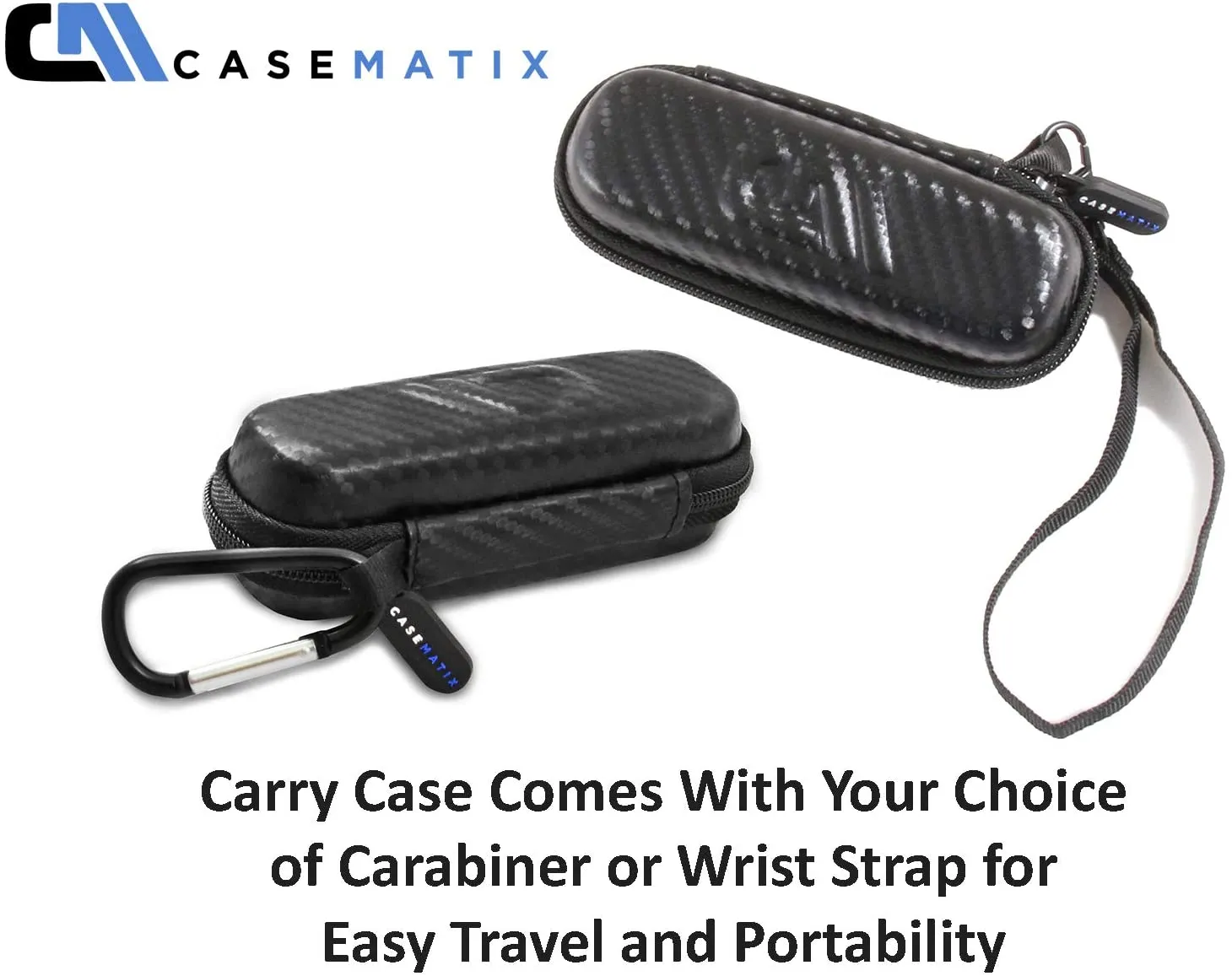 CASEMATIX Hard Carrying Case Compatible with RAVPower Mini External SSD Hard Drive, Includes Case Only