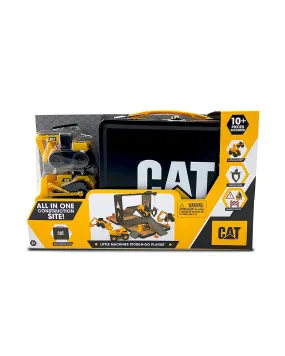 CAT Little Machines Stre n Go Playset with 3 Extra Vehicles