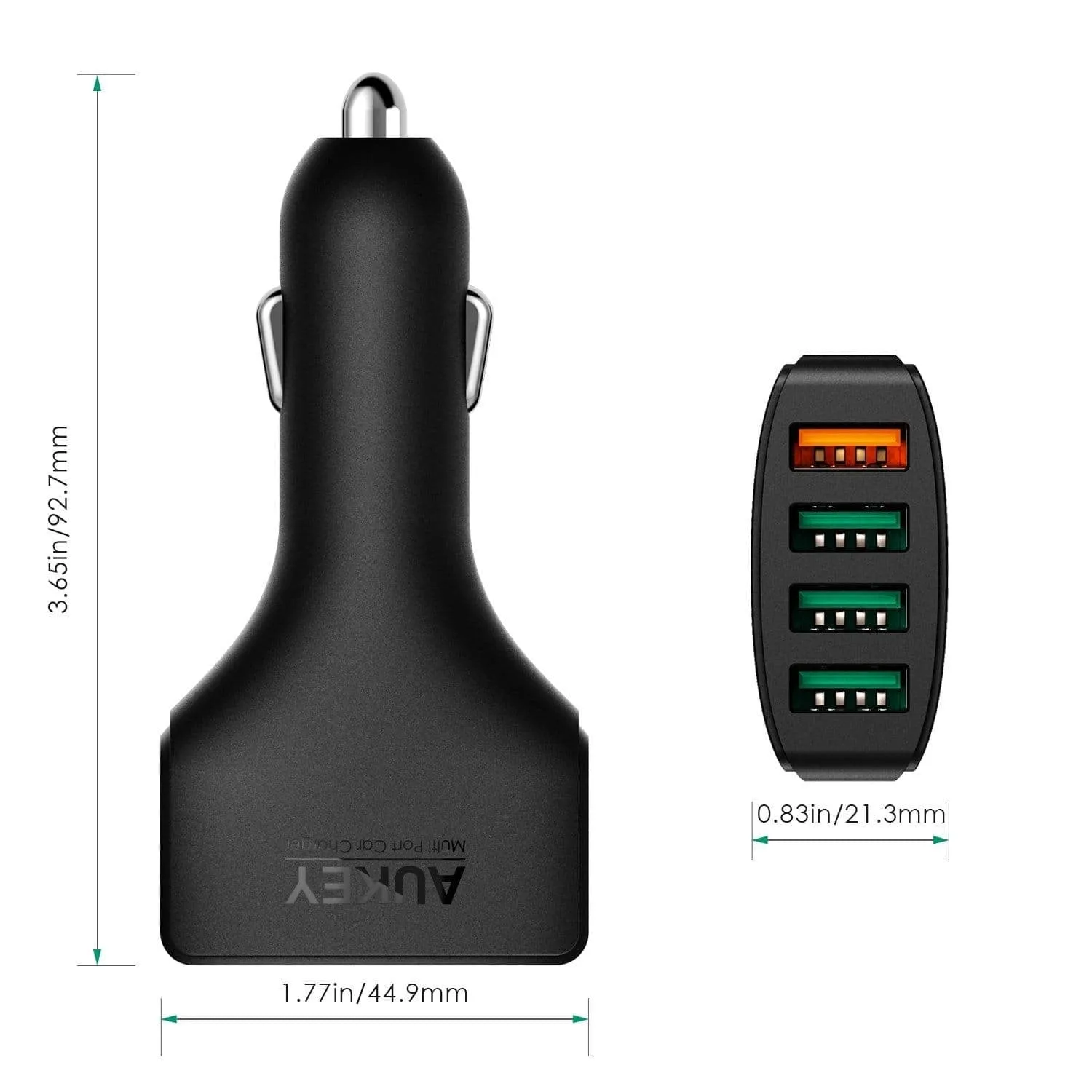 CC-T4 54W 4 Port Usb Qualcomm Quick Charge 2.0 Car Charger