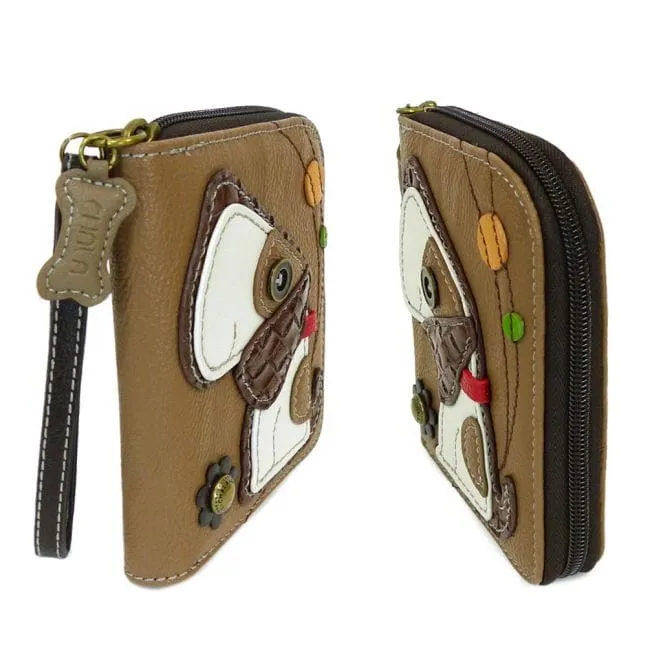 Chala Dog  Zip Around Wallets-Carry your cards in dog gone good style!*