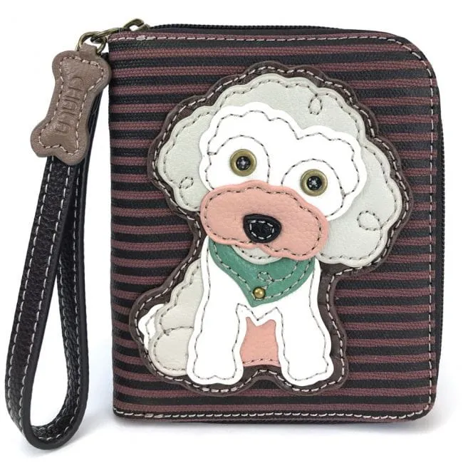 Chala Dog  Zip Around Wallets-Carry your cards in dog gone good style!*