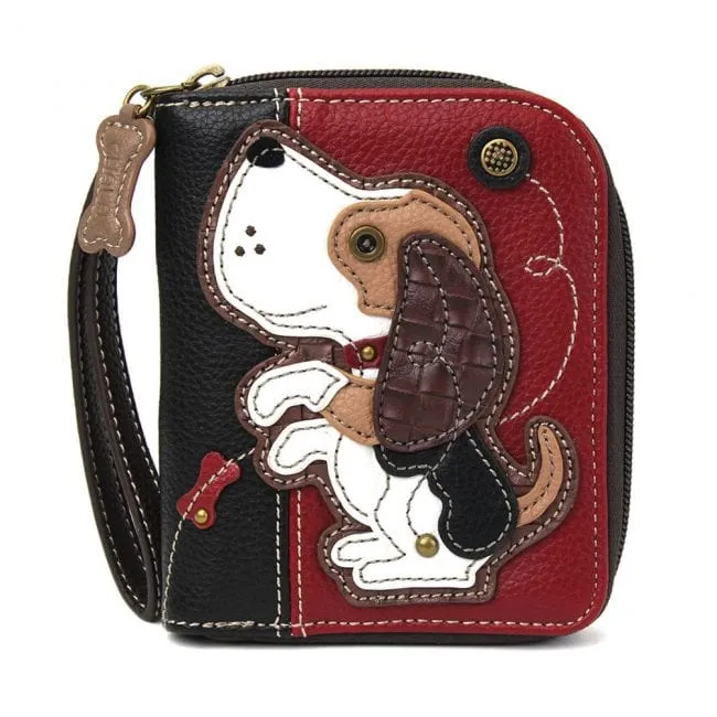 Chala Dog  Zip Around Wallets-Carry your cards in dog gone good style!*