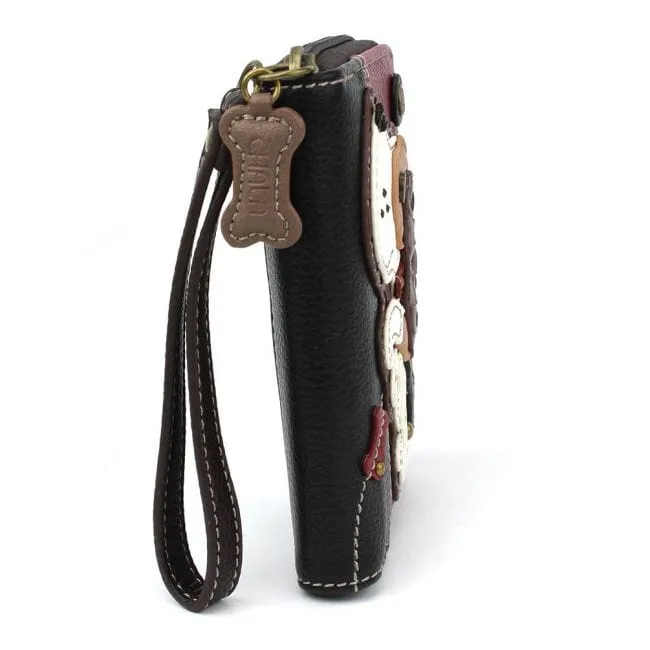 Chala Dog  Zip Around Wallets-Carry your cards in dog gone good style!*