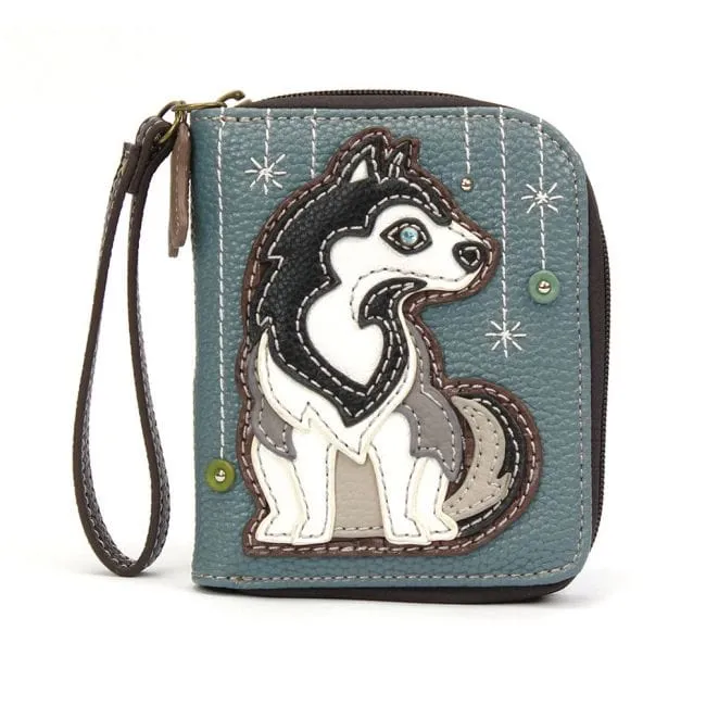 Chala Dog  Zip Around Wallets-Carry your cards in dog gone good style!*