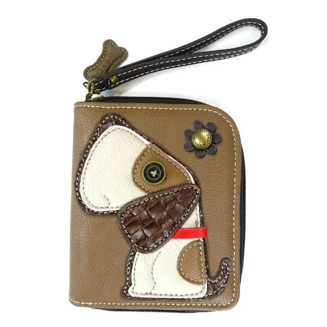 Chala Dog  Zip Around Wallets-Carry your cards in dog gone good style!*